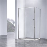 VINCEA Slim-N Душевой уголок прямоугольный размер 120x90 см, двери распашные, профиль - хром / стекло - прозрачное VSR-4SNP9012CL