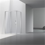 VINCEA Slim 8mm Душевой уголок прямоугольный размер 90x120 см, двери распашные, профиль - хром / стекло - прозрачное VSR-4SLP9012CL
