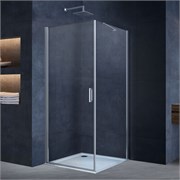 VINCEA Alpha Душевой уголок прямоугольный размер 95x90 см, двери раздвижные, профиль - хром / стекло - прозрачное VSR-3ALP9095CL