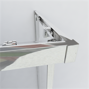VINCEA Garda Душевой уголок прямоугольный размер 120x80 см, двери раздвижные, профиль - брашированное золото / стекло - прозрачное VSS-1G8012CLG