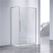 VINCEA Slim-N Душевой уголок прямоугольный размер 110x80 см, двери раздвижные, профиль - хром / стекло - прозрачное VSR-4SN8011CL