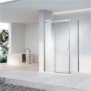 VINCEA Como-N Душевой уголок прямоугольный размер 130x90 см, двери раздвижные, профиль - хром / стекло - прозрачное VSR-4CN9013CL