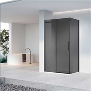 VINCEA Como-N Душевой уголок прямоугольный размер 150x90 см, двери раздвижные, профиль - черный / стекло - тонированное VSR-4CN9015CGB