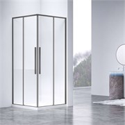 VINCEA Slim-N Душевой уголок прямоугольный размер 100x90 см, двери раздвижные, профиль - хром / стекло - прозрачное VSS-4SN9010CLGM
