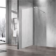 VINCEA Walk in Душевая перегородка ширина 110 см, профиль - хром / стекло - прозрачное VSW-1H110CL