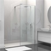 VINCEA Walk in HS Душевая перегородка ширина 100 см, профиль - хром / стекло - прозрачное VSW-1HS100CL