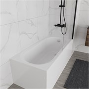 VINCEA Ванна акриловая VBT-2B150-LG с ножками 1500*700*480, пристенная, цвет белый VBT-2B150-LG