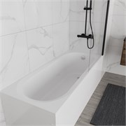 VINCEA Ванна акриловая VBT-2B170-FR с каркасом 1700*700*480, пристенная, цвет белый VBT-2B170-FR