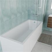 VINCEA Ванна акриловая VBT-2G170-FR с каркасом 1700*700*470, пристенная, цвет белый VBT-2G170-FR