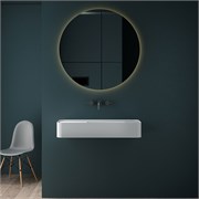 VINCEA Раковина из искусственного камня VWB-6S480MW, 800*400*150, подвесная, цвет белый матовый VWB-6S480MW