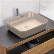 VINCEA Раковина керамическая VBS-105MC, 500*390*130, накладная, цвет капучино матовый VBS-105MC