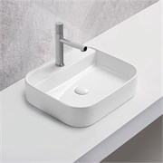 VINCEA Раковина керамическая VBS-50550, 500*400*110, накладная, цвет белый VBS-50550