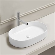 VINCEA Раковина керамическая VBS-50760, 600*380*122, накладная, цвет белый VBS-50760