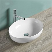 VINCEA Раковина керамическая VBS-51552, 520*395*130, накладная, цвет белый VBS-51552