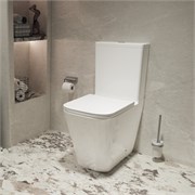 VINCEA Q-Line Унитаз-компакт Tornado Q-Line VT2-12T, цвет белый, ультратонкое сиденье soft-close, P-trap VT2-12T
