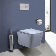 VINCEA Q-Line Унитаз подвесной Q-Line VT1-12MO безободковый, цвет океан мат., ультратонкое soft close сиденье VT1-12MO