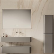 VINCEA База под раковину Caprise 1200 подвесная, 1 выкатной ящик soft close, светло-серый матовый VMC-4CA120MLG