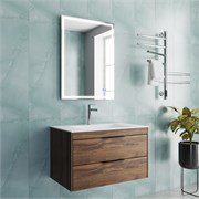 VINCEA База под раковину Chiara 2D 800 подвесная, 2 выкатных ящика soft-close, С.Oak VMC-2C2800CO