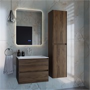 VINCEA База под раковину Luka 600 подвесная, 2 выкатных ящика soft-close, С.Oak VMC-2L600CO