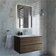 VINCEA База под раковину Luka 800 подвесная, 2 выкатных ящика soft-close, С.Oak VMC-2L800CO