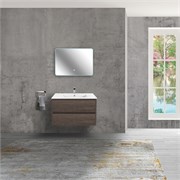 VINCEA База под раковину Gio 800 подвесная, 2 выкатных ящика soft-close, R.Oak VMC-2G800RO