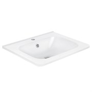 VINCEA Раковина VCB-2VP600W из искуственного камня, цвет белый VCB-2VP600W