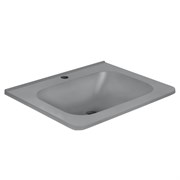 VINCEA Раковина VCB-2VP600G из кварцевого камня, цвет серый VCB-2VP600G