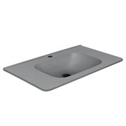 VINCEA Раковина VCB-2VP800W из искусственного камня, цвет белый VCB-2VP800G