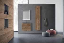 VINCEA База под керамическую раковину Mia 600 подвесная, 2 выкатных ящика soft close, V.Oak VMC-2MC600VO