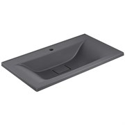 VINCEA Раковина VCB-3M900G из кварцевого камня, цвет серый VCB-3M900G