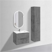 VINCEA База под керамическую раковину Mia 700 подвесная, 2 выкатных ящика soft close, Beton VMC-2MC700BT