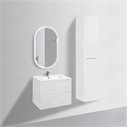 VINCEA База под керамическую раковину Mia 700 подвесная, 2 выкатных ящика soft close, G.White VMC-2MC700GW