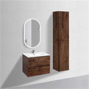 VINCEA База под керамическую раковину Mia 700 подвесная, 2 выкатных ящика soft close, R.Wood VMC-2MC700RW