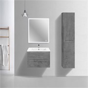 VINCEA База под керамическую раковину Mia Slim 700 подвесная, 2 выкатных ящика soft close, Beton VMC-2MC700S1BT