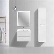 VINCEA База под керамическую раковину Mia Slim 700 подвесная, 2 выкатных ящика soft close, G.White VMC-2MC700S1GW