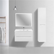 VINCEA База под керамическую раковину Mia Slim 900 подвесная, 2 выкатных ящика soft close, G.White VMC-2MC900S1GW