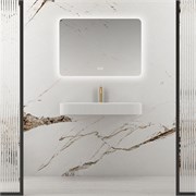VINCEA Зеркало LED VLM-3BE1007-2 1000х700 c сенсорным выключателем и диммером, антизапотевание VLM-3BE1007-2