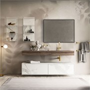 VINCEA Зеркало LED VLM-3VN800B-2 800х600 c сенсорным выключателем и диммером, антизапотевание VLM-3VN800B-2