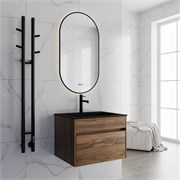 VINCEA Полотенцесушитель электрический VTD-1D2BE 25х130, черный, таймер VTD-1D2BE