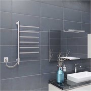 VINCEA Полотенцесушитель электрический VTD-1S2CE 43х80, хром, таймер VTD-1S2CE