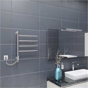 VINCEA Полотенцесушитель электрический VTD-1S1CE 43x60, хром, таймер VTD-1S1CE