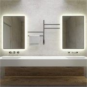 VINCEA Полотенцесушитель электрический VTD-1S1CGE 43x60, графит, таймер VTD-1S1CGE