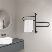 VINCEA Полотенцесушитель электрический VTD-1R1CGE 44x60, графит, таймер VTD-1R1CGE