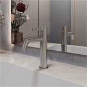 VINCEA Смеситель для раковины Villa VBF-1VL1BN однорычажный, брашированный никель VBF-1VL1BN