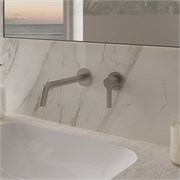 VINCEA Смеситель для раковины Villa VBFW-1VL1BN встраиваемый однорычажный, брашированный никель VBFW-1VL1BN