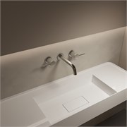 VINCEA Смеситель для раковины Groove VBFW-4G1BN встраиваемый, брашированный никель VBFW-4G1BN