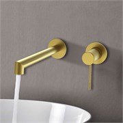 VINCEA Смеситель для раковины Desire VBFW-1D1BG встраиваемый однорычажный, брашированное золото VBFW-1D1BG