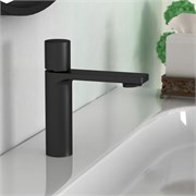 VINCEA Смеситель для раковины Vogue VBF-4V3MB, черный VBF-4V3MB