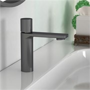 VINCEA Смеситель для раковины Vogue VBF-4V3GM, вороненая сталь VBF-4V3GM