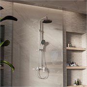 VINCEA Душевая стойка VSFS-413CH с изливом, хром VSFS-413CH